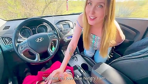 Hot Stepmom (stepmom) Fucks In The Car With Her Stepsons Classmate 22 Min