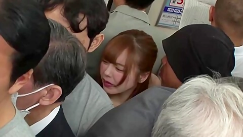 Hot Busty Asian Babe On The Bus