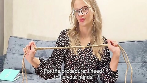 The Psychologist Turned Out To Be A Nymphomaniac And Gave Me Sex Therapy. 17 Min
